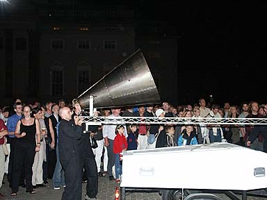 Aufnahme von der Opernauffhrung Mavra und dem Feuerwerk der Staatsoper unter den Linden Berlin 2002