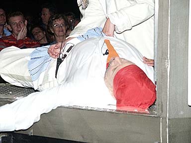 Aufnahme von der Opernauffhrung Mavra und dem Feuerwerk der Staatsoper unter den Linden Berlin 2002